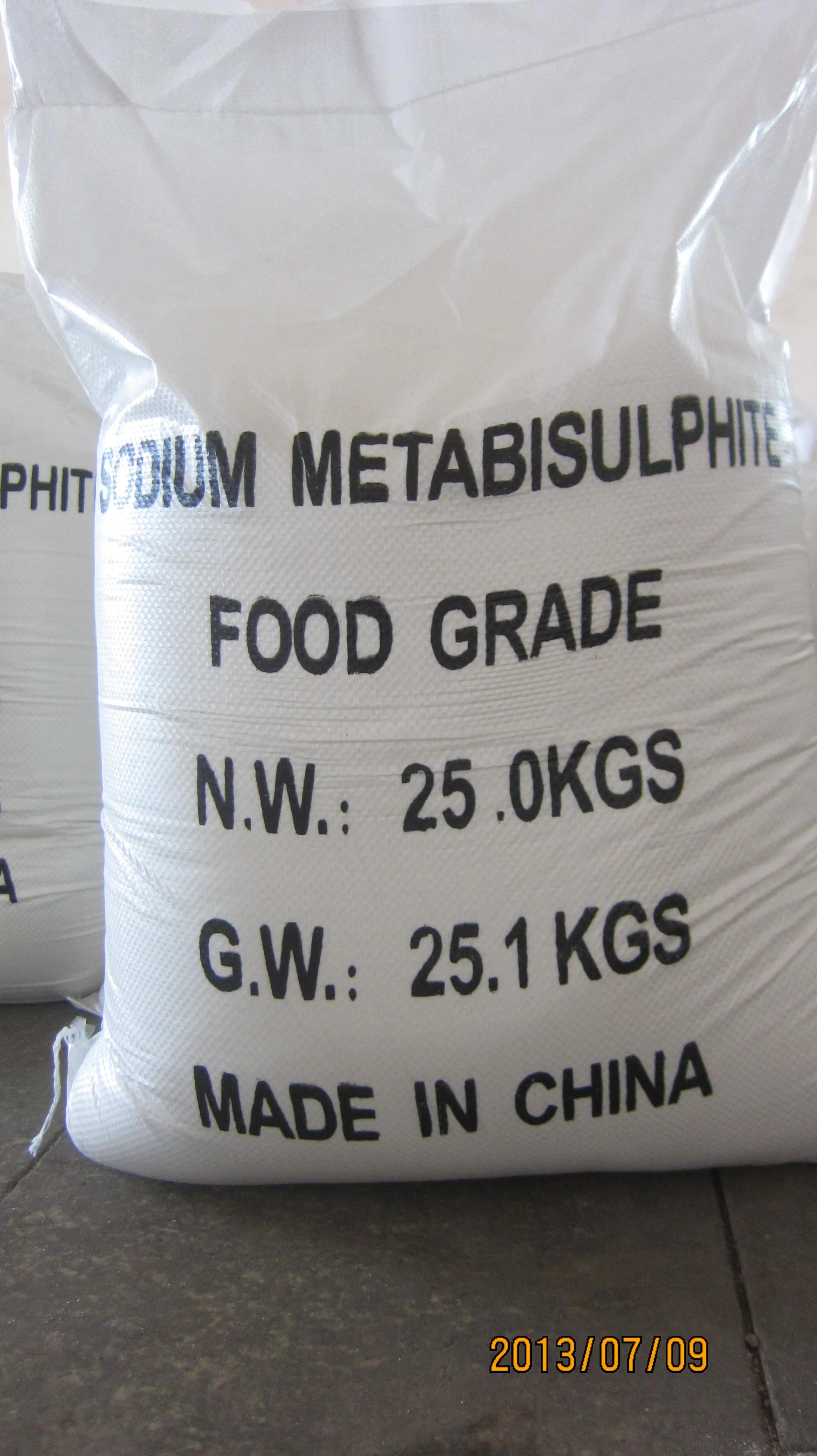 
Sodium metabisulfite industrial grade 