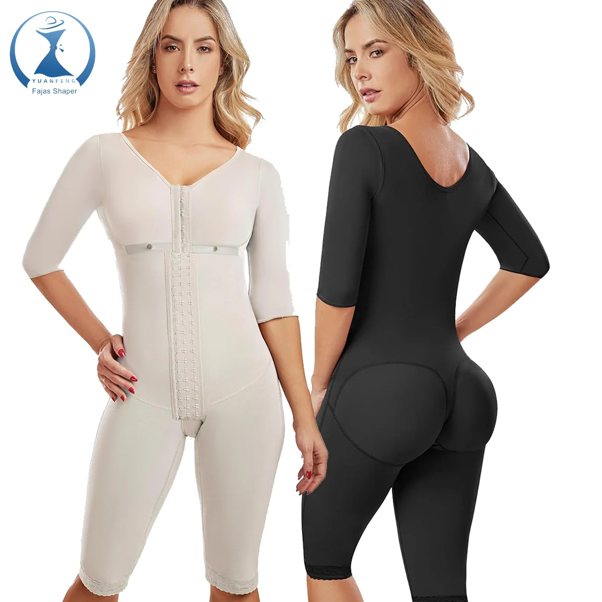 YUANFENG  Ann chery Plus Size Full Body Shaper Women Tummy Butt Lifter Slimming High Waist Trainer Fajas Colombianas Shapewear