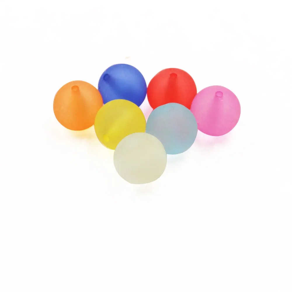 round plastic 13mm frosted round beads plastic beads for jewelry making