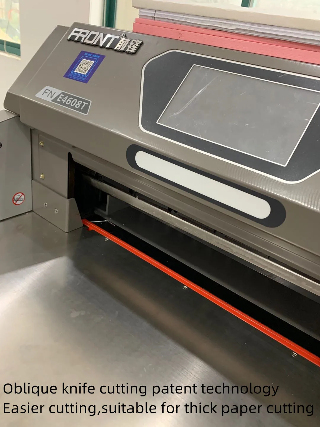Automatic Electric E4608T Paper Trimmer 460mm Cutting Machine with CE FRONT Electric Paper Cutter for Trimming