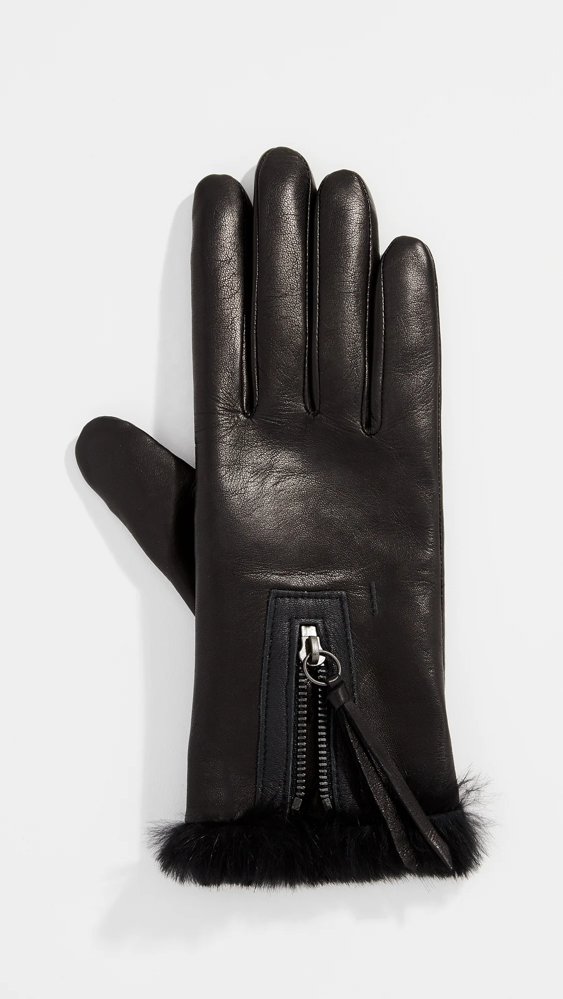 Fashion leather Ladies  Black dressing Custom made Gloves made with Top Quality  Certified Leather (FG-032)
