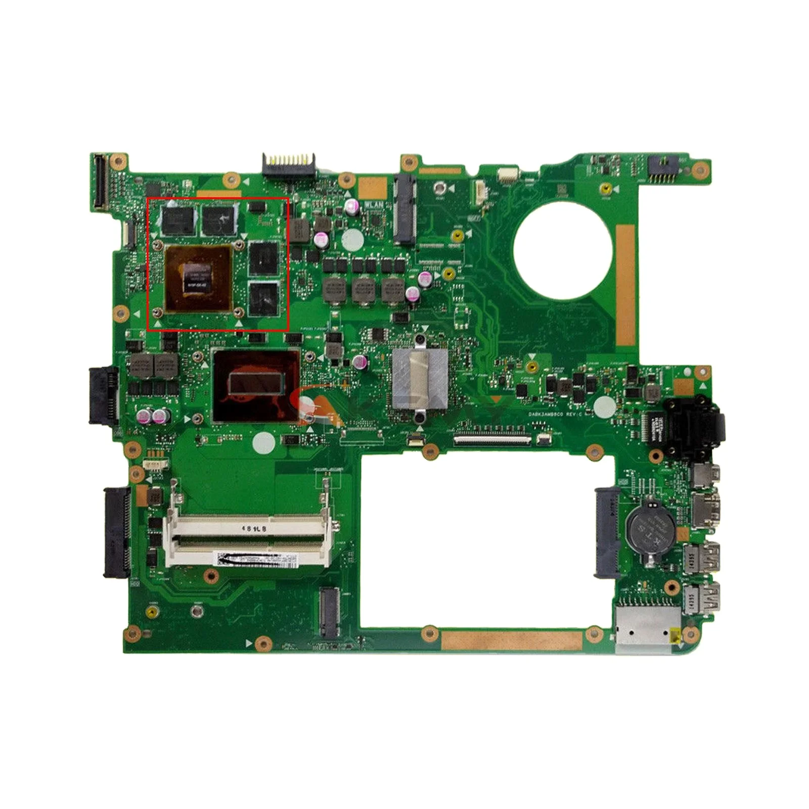 Материнская плата G771JM для ноутбука ASUS ROG G771J G771JW GL771 GL771JM GL771JW, материнская плата для ноутбука I5 I7 GTX860M/GTX960M-V4G LVDS/EDP