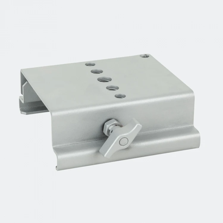 Silver steel tent clamp