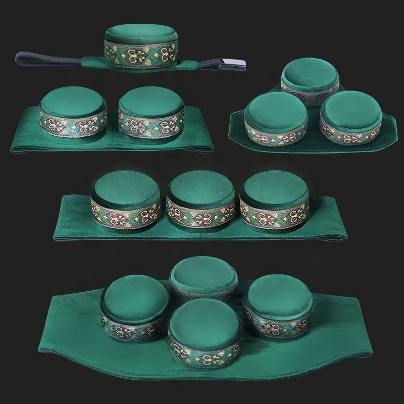 new one unit green smokeless moxibustion bag set prevent smoke leakage