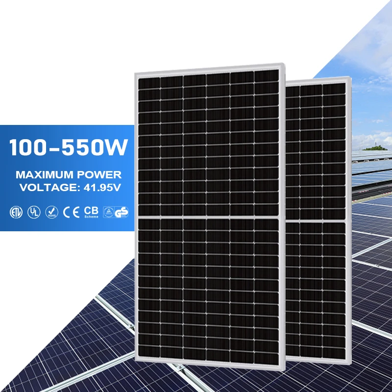 Solarthon Solar 240W 300W 350W 420W 550 Watts N-type PV Modules Photovoltaic Mono Solar Panels From China