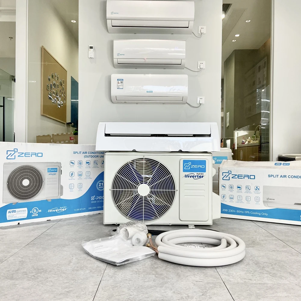 ZERO Z-pro 21 Seer Mini Wall Mounted Split 24000 30000 36000 BTU Split Unit Air Conditioner System Electric 30 DC R410A 1800 220