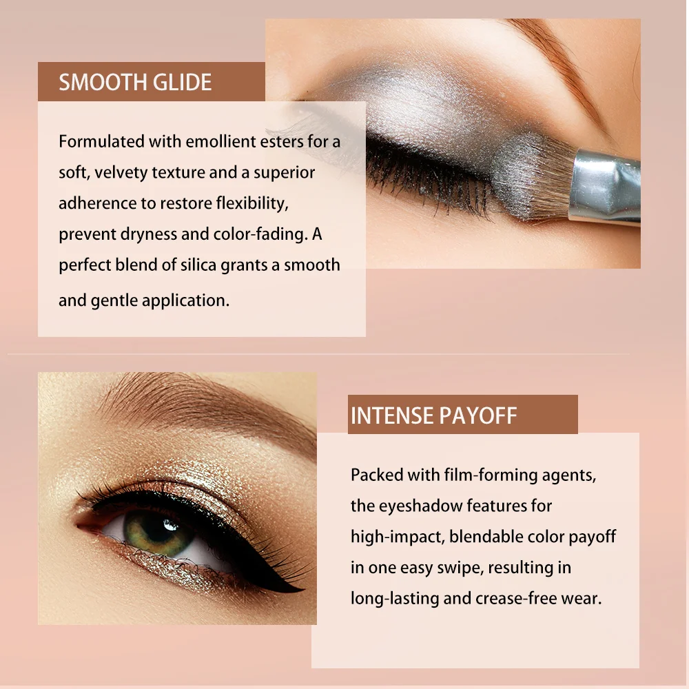 Wholesale vegan makeup Matte Eyeshadow Powder Pigment crulty free Long lasting organic private label soft purple eyeshadow