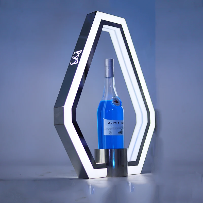 Хорошее качество, светодиодное освещение, стойка для вина, демонстрационный прожектор для бутылок