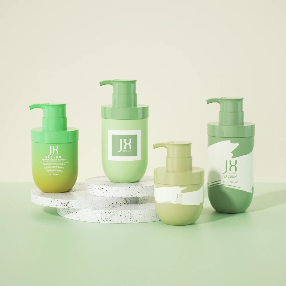 Refillable 100 150 200 250 ml empty skincare packaging plastic pump bottles shower gel shampoo and conditioner bottles