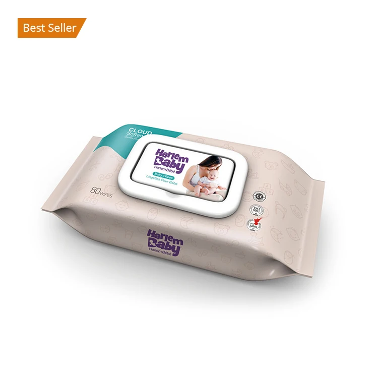 
Top selling facial baby soft wet wipes 80pcs 