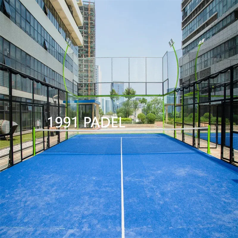 Панорамный Теннисный пол Padel Court Depuy Synthes Cancha de Padle панорамный