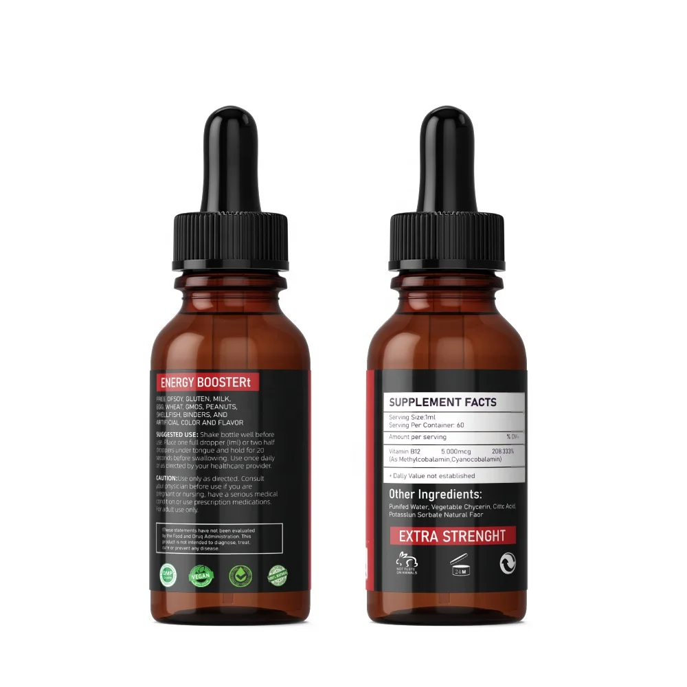 Hot selling Health supplement vitamin b12 vitamin liquid b12 vials