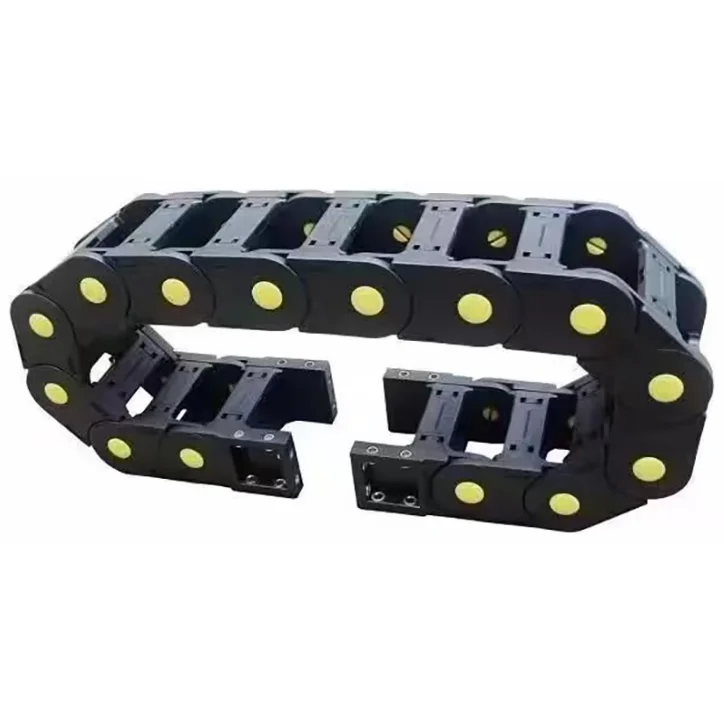 Nylon Tow Chain Machine Tool Plastic Track Semi-Enclosed Cable Trough Bridge Industrial size15*20