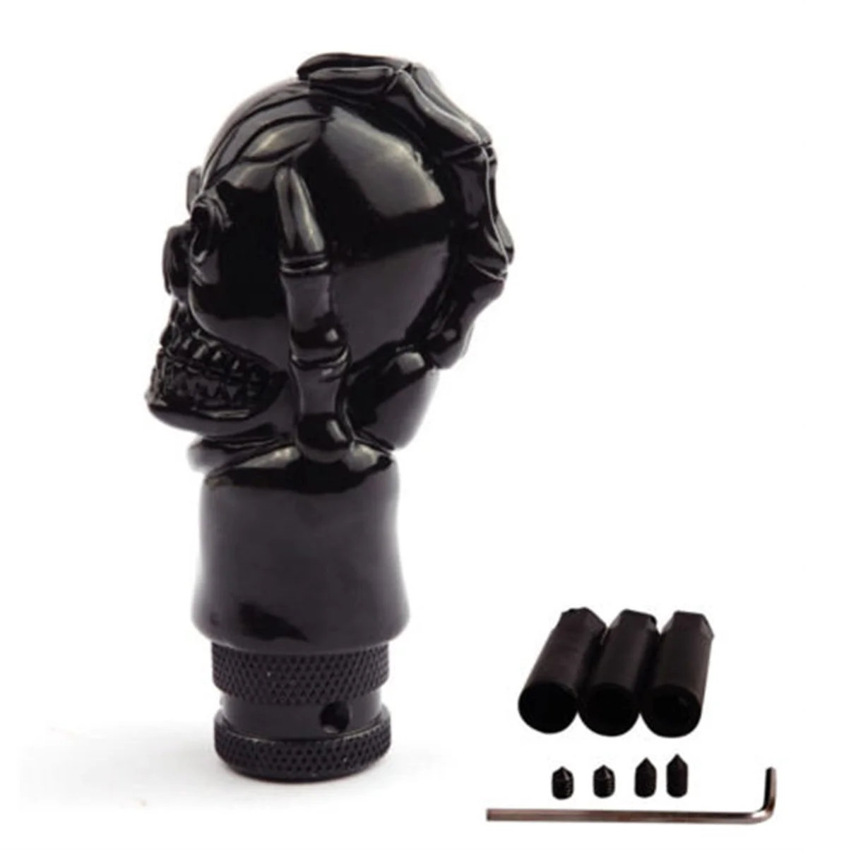 JDMotorsport88 Car Universal Manual Wicked Skull Head Gear Stick  Shift Shifter Knob