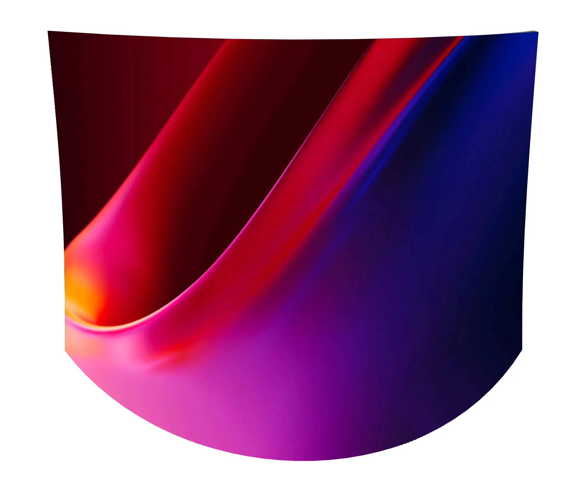 Indoor giant decoration curved creative LED screen 3in1 cutomization size brightness lamp TV wall commerical application