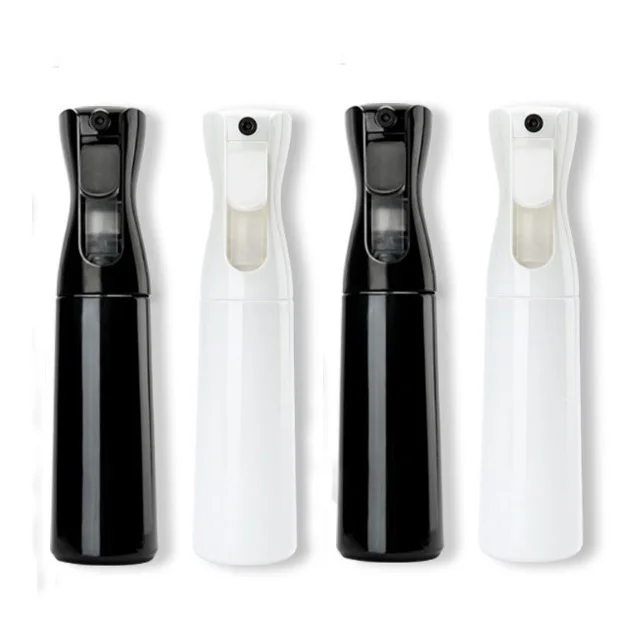 
200ml black plastic powder atomizer spray bottle 