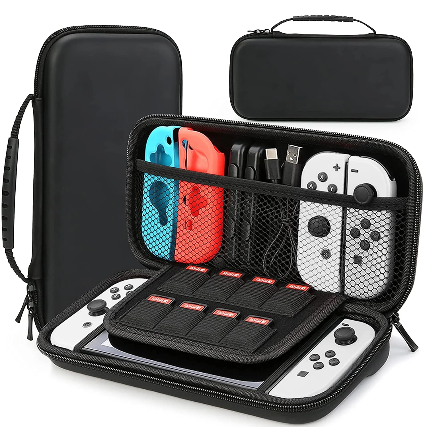 Переносной чехол для Nintendo Switch сумка хранения переключателя защитный Дорожный Чехол из ЭВА портативный набор