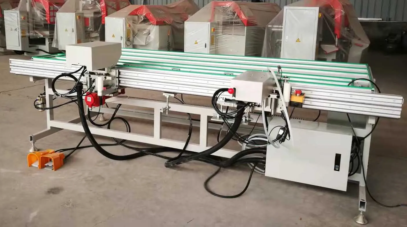 Industrial UPVC Profile Assembly Line Work Table for Window and Door Making Machinery on Sale for Manufacturing Plants