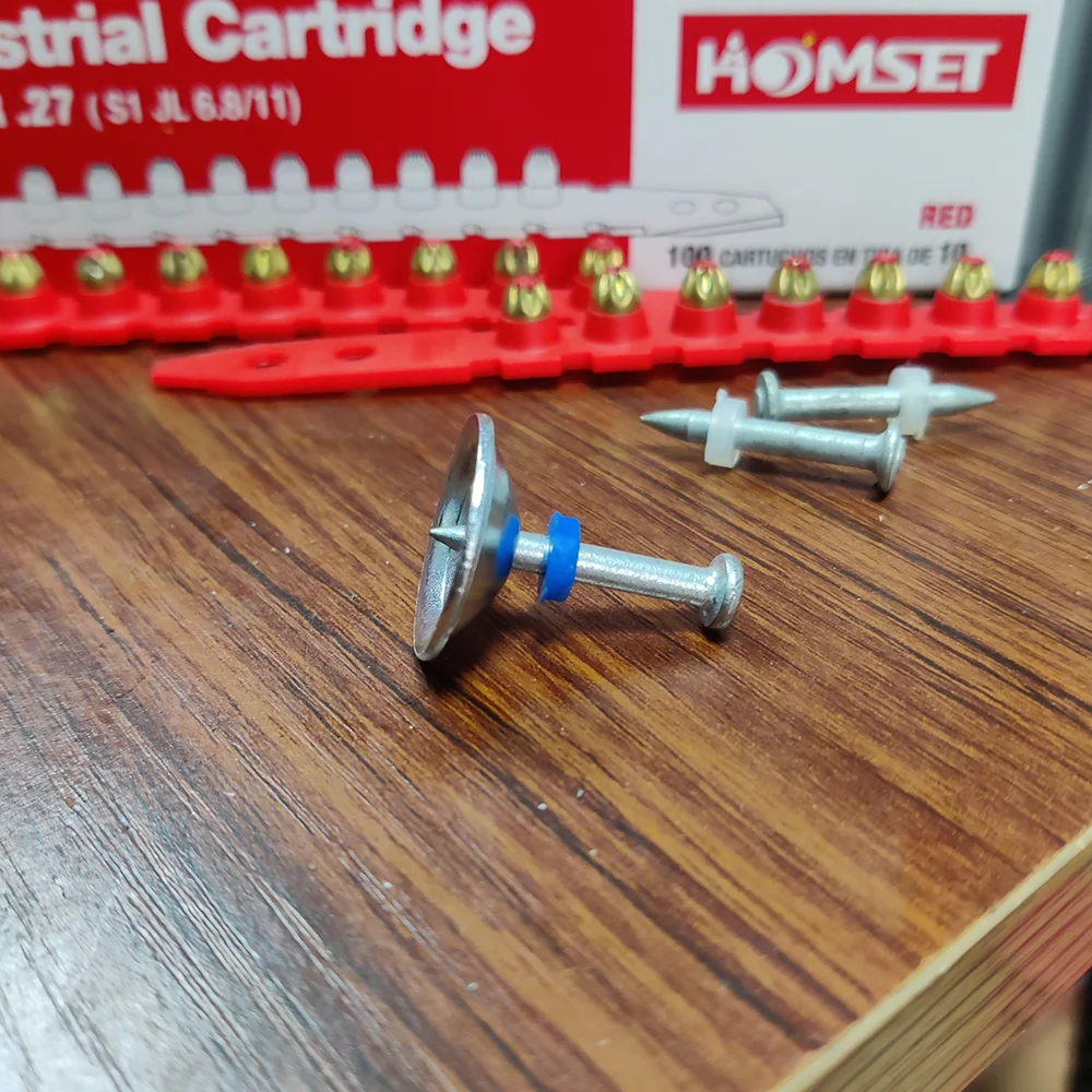 DN Drive Pin With Domed Washer for Powder Actuated Fasteners