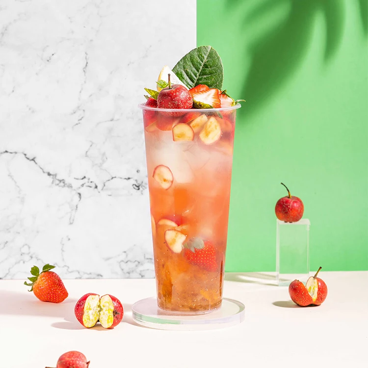 Factory Supply Fruit Puree Different Flavored Concentrate Syrup Flower And Fruit Tea For Milk Tea And Beverage