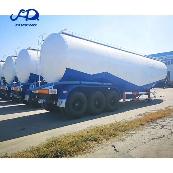 3 axles 40cbm cement bulker 60 ton v shape cement tanker bulk trailer for sale