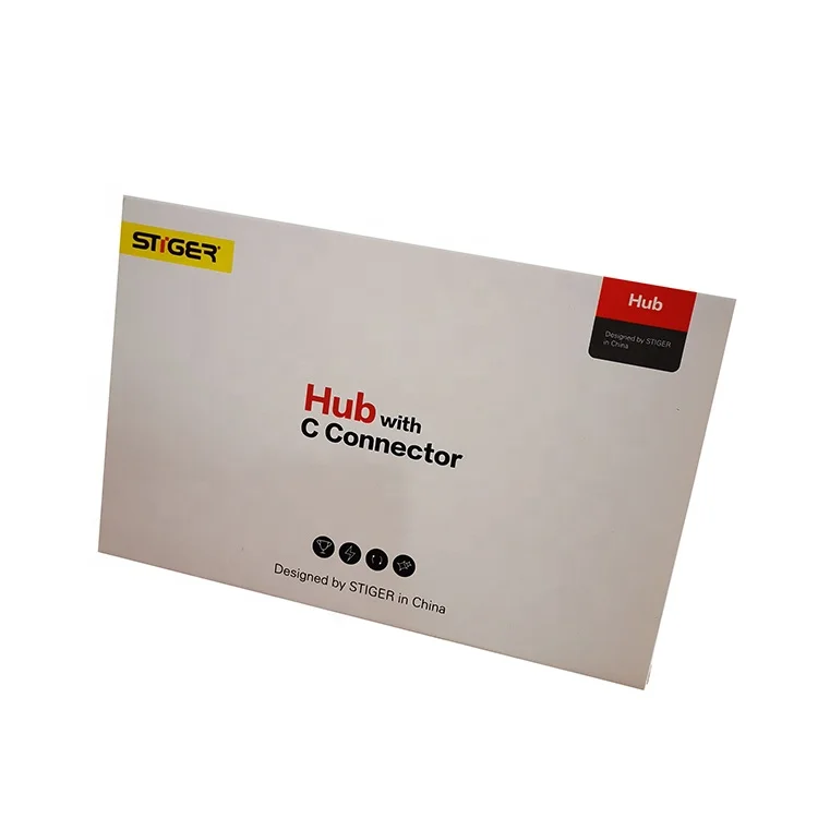 Wholesale Recyclable White Electronic Products Card Box Custom Brand Logo Printing Chips Packaging Box