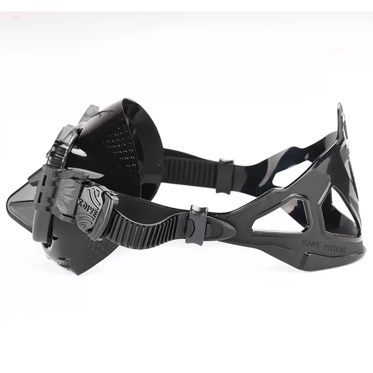 2021 PC frame silicone ear antifog diving mask