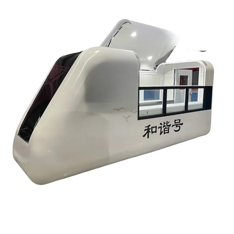 New High-Speed Train Hotel Dining Car Multi-Functional Kitchen  Bar Street Coffee Food Truck Trailer