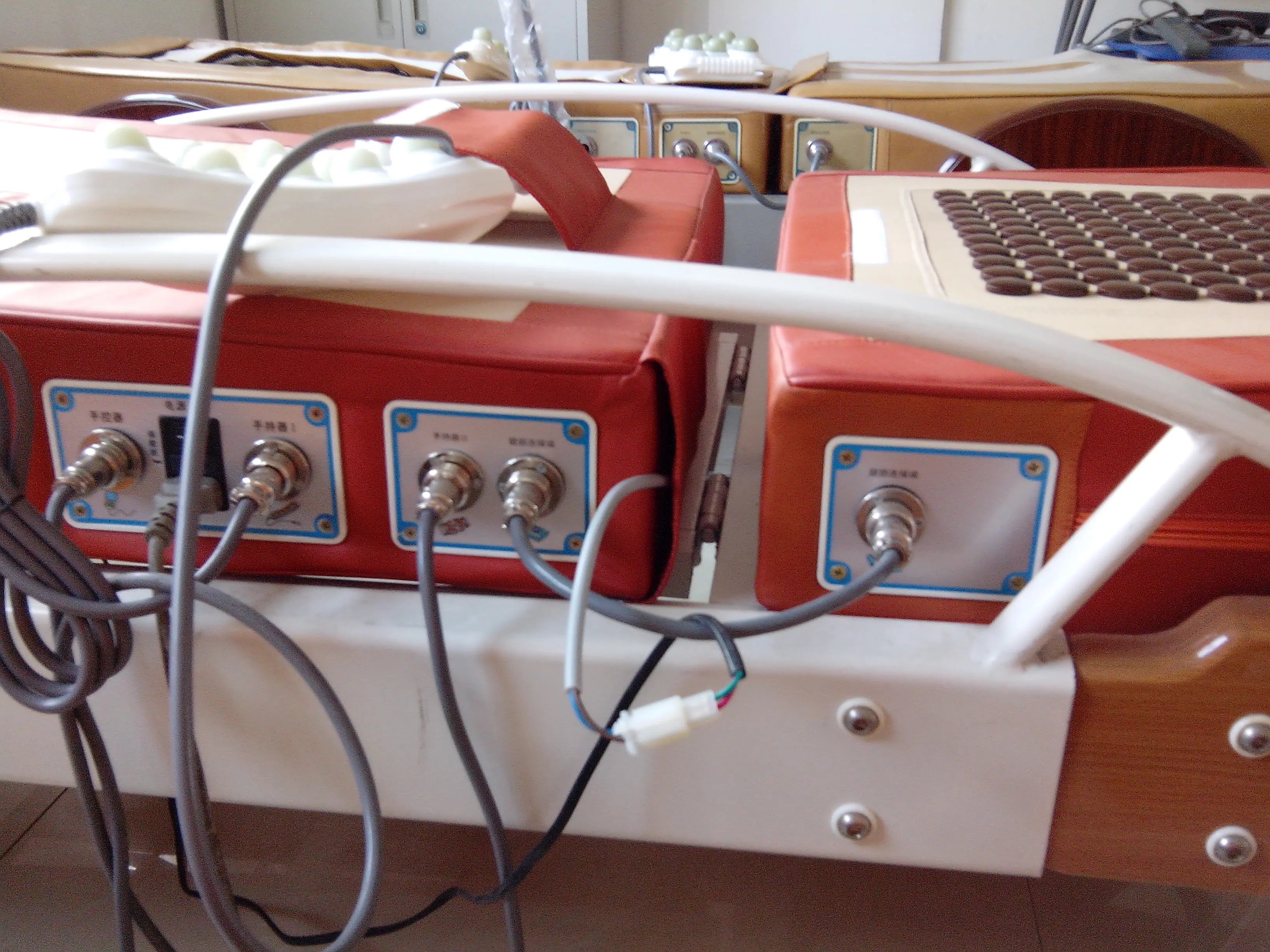 Health Automatic Massage Table Syogra Alike Therapy Thermal Therapeutic Jade Massage Bed Threapy Machine