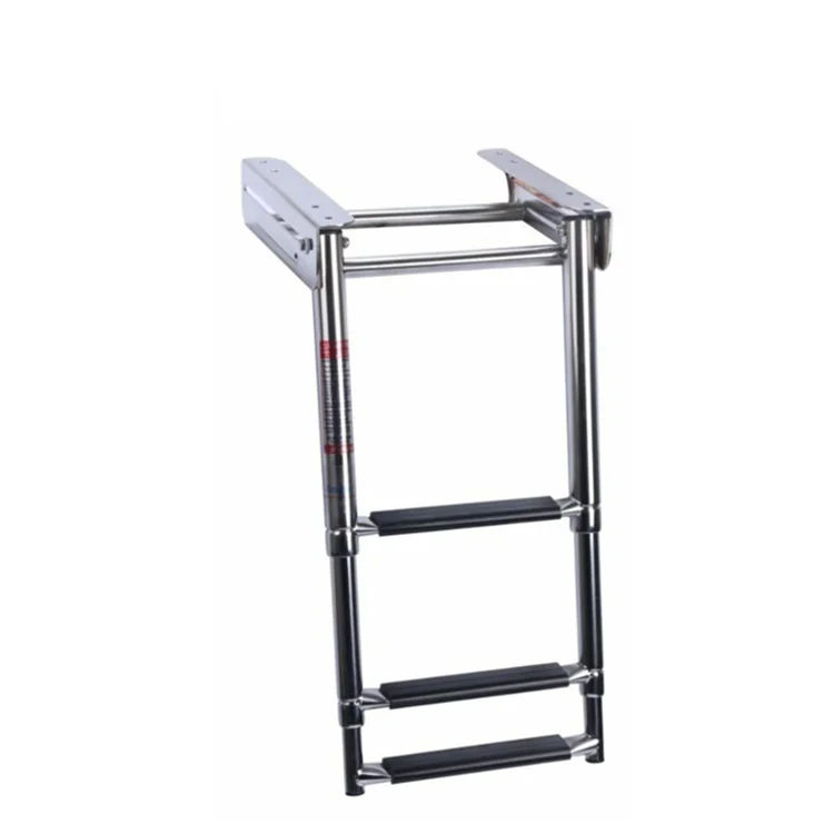 Stainless Steel Telescopic  Marine Ladder boat accessories boat handrail
