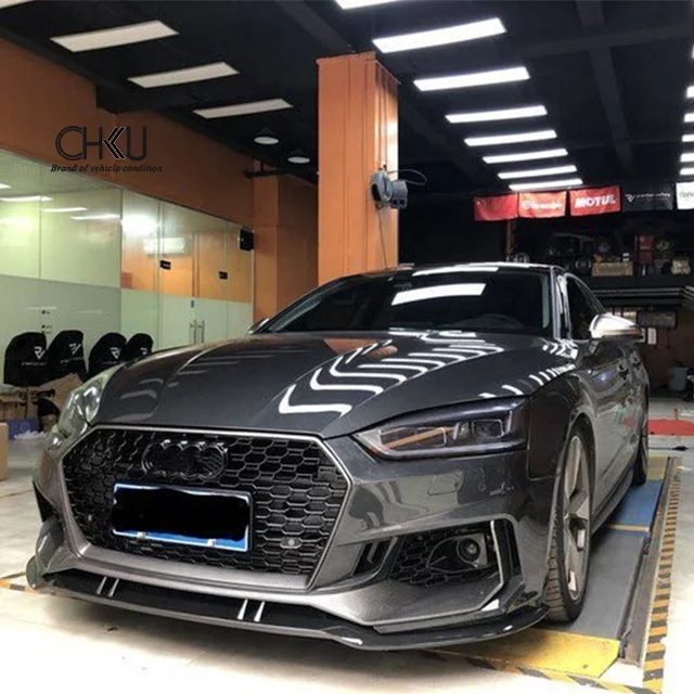  Передний бампер из углеродного волокна abt для Audi RS5 2016-2018