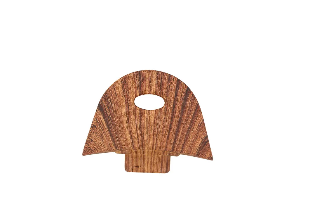 Factory wooden effect bakelite handle set of fry pan and casserole