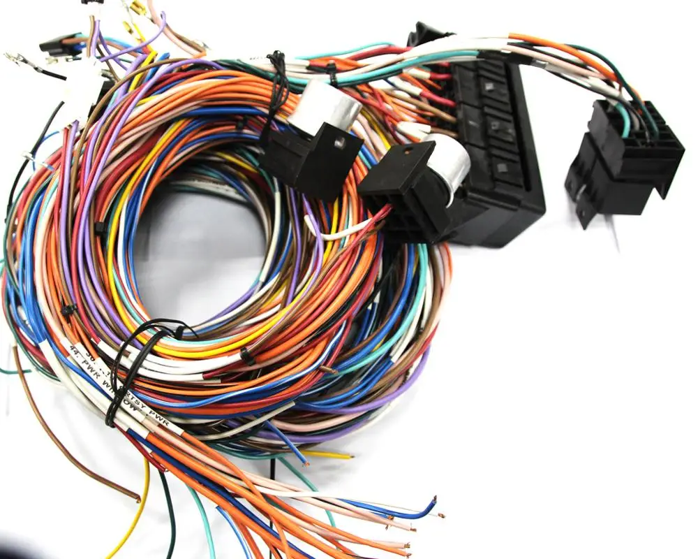 Высококачественный настраиваемый популярный стержень, 14-ходовой предохранитель цепи, комплект жгутов проводов для автомобиля из Китая