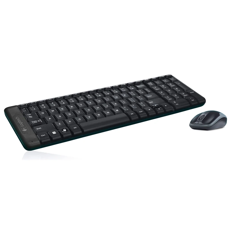 Logitech Mk220 2.4ghz Super Slim Wireless Keyboard And Mouse Combo For Office Desktop Gift Set