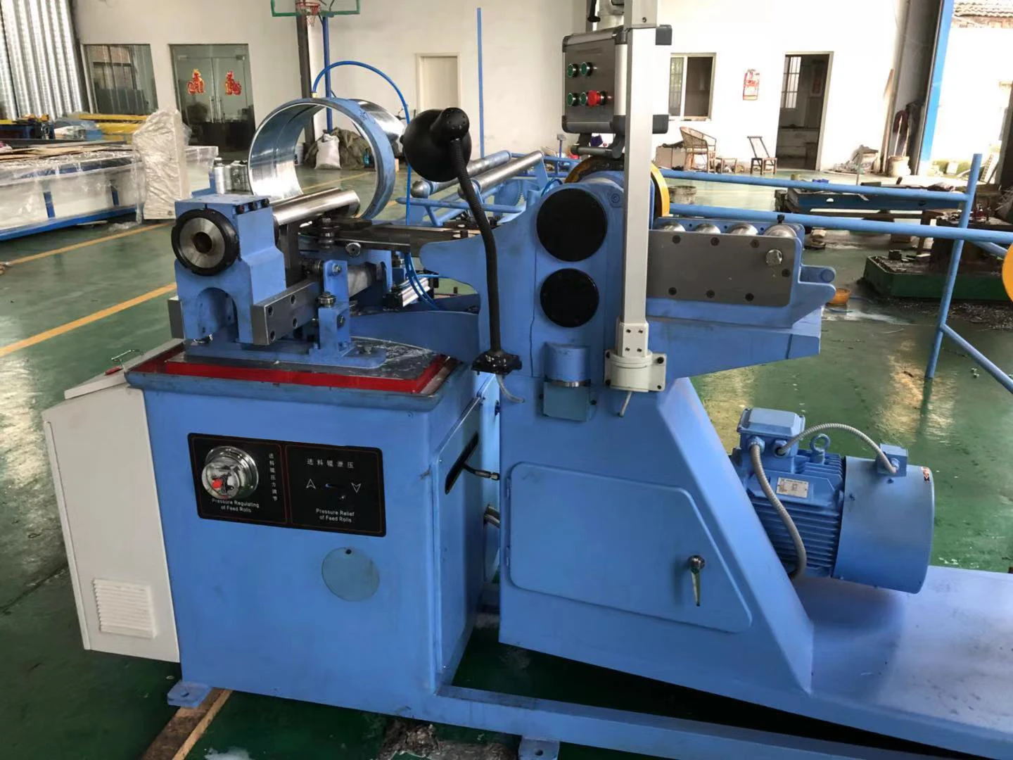 China factory directly sale Spiral round duct pipe forming making machine for HVAC air duct