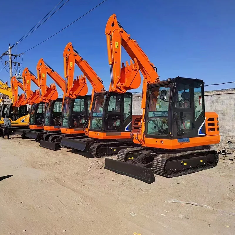 Free Shipping Chinese New 6 Ton Mini Excavator With Cheap Price Crawler Excavator