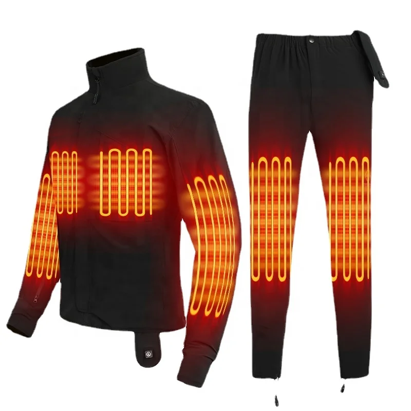 Electric Warming Heated Jacket for Motorcycle Riding - 12V