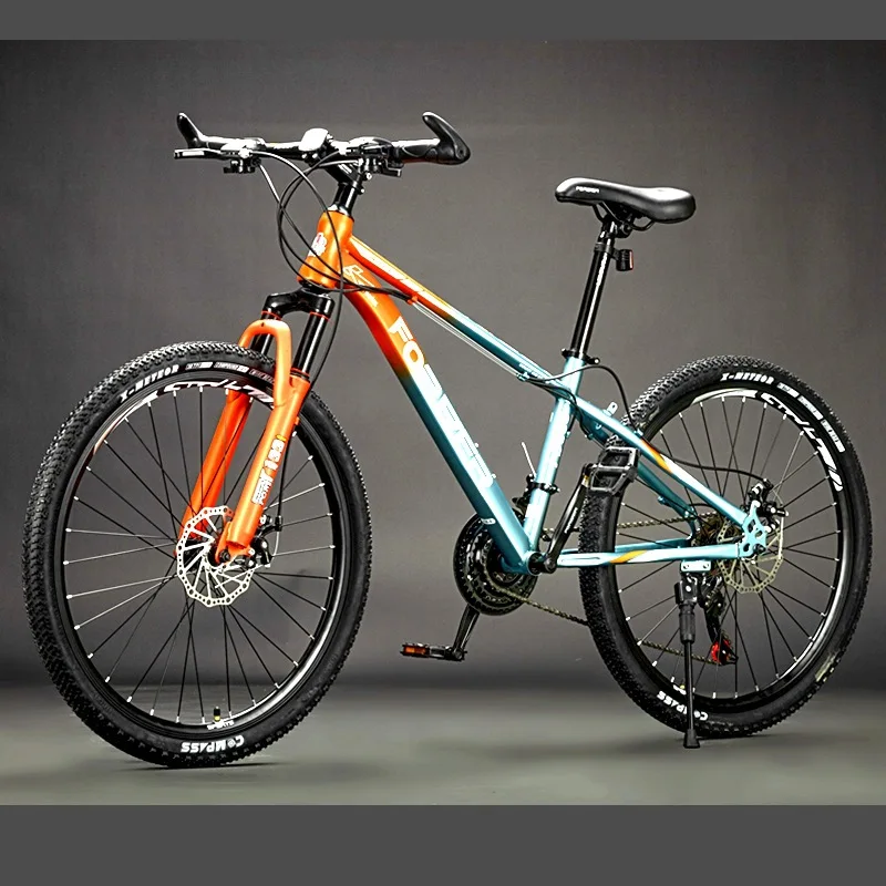 Shanghai permanent brand manufacturers wholesale adult mountain bike teenagers 26 24 inch disc brake bicycle