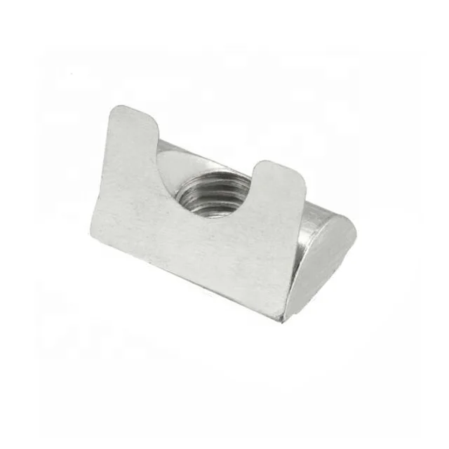 45 серия рулонная Т-образная гайка с пружинными листовыми самовыравнивающимися T-образными гайками