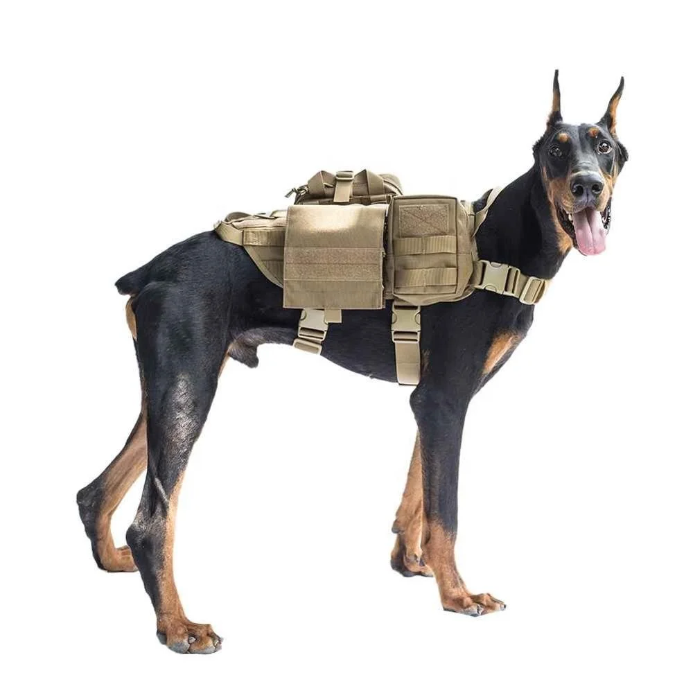 Customized Army Dog Products Police Service Dog Training Vest K9 Military Tactical Dog Harness