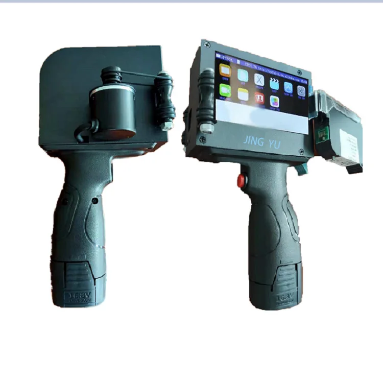 popular  high quality free maintenance TIJ inkjet printer print expiry date and lot number glass bottle coding machine