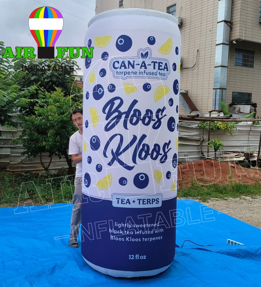 AIRFUN Cheap Customized Giant Inflatable Bottle Brand Blow Up Drink Can Advertising Inflatables Reusable Beverage Inflatable