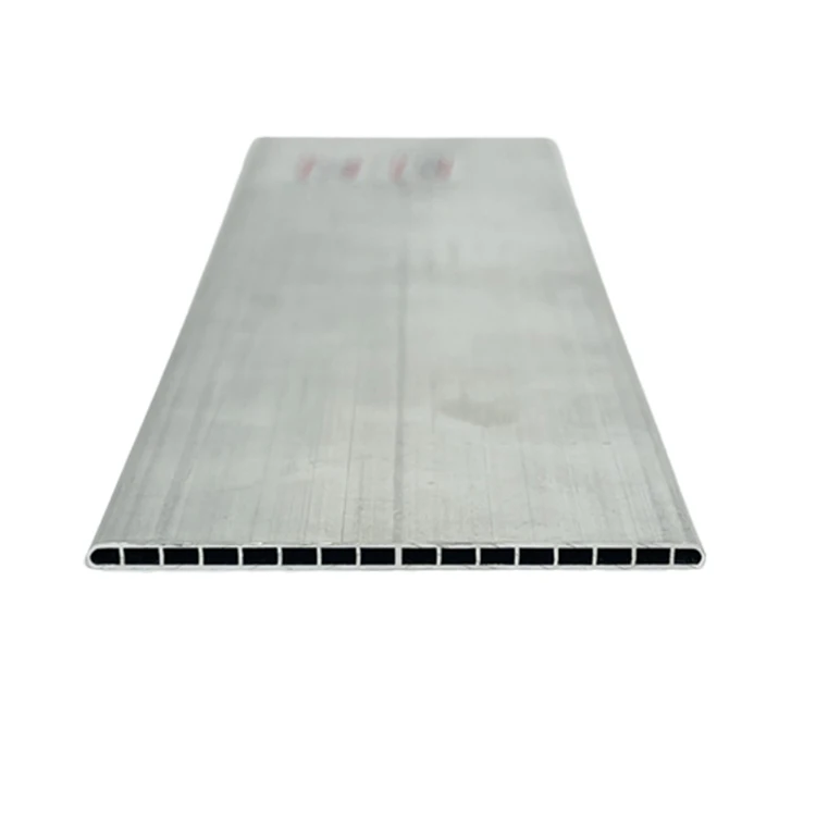 China Professional Manufacturer Seamless Squeeze Pipe 6061 16 Holes 49.8*2.4 Micro Channel Flat Aluminum Radiator Tube