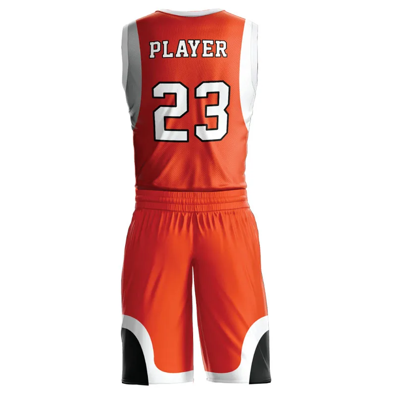 polyester fabric high quality tacklw twill custom reversible basketball uniform