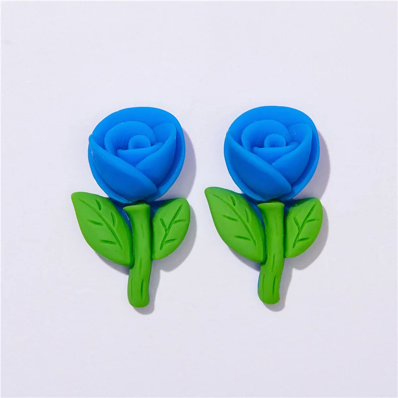 New Rose Resin Charms Beautiful flowers Resin Flower For Decoration