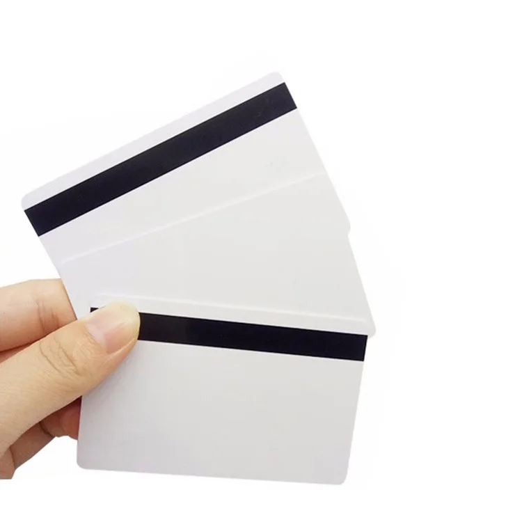 CR80 PVC IC/ magnetic strip card with QR code barcode card for supermarket loyalty program