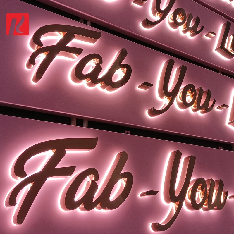 Kexian Custom Electronic Signs Logo Illuminated Led Letter Sign Led Channel Letters Backlit Signs for Office Company Store