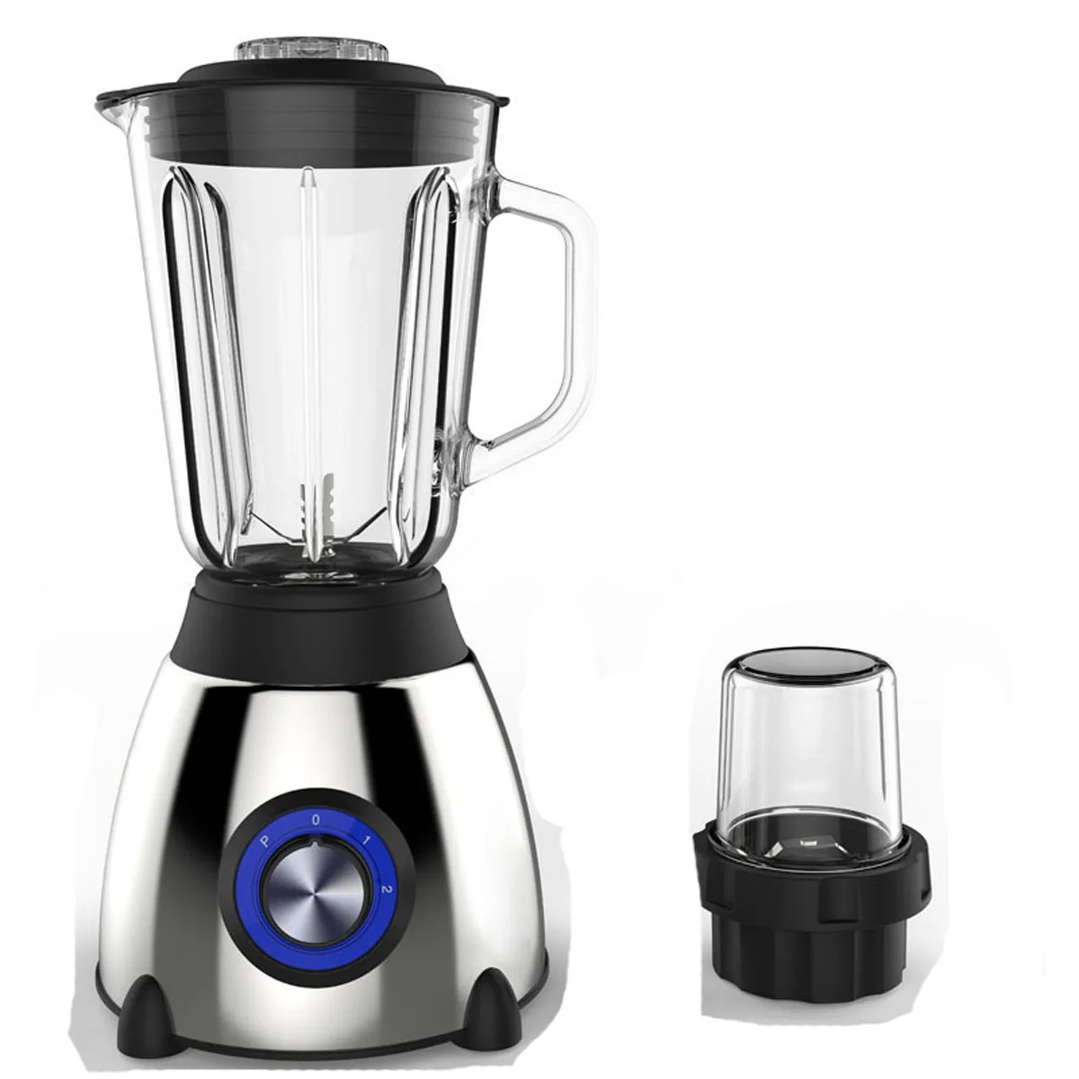 colorful multifunction juicer personal blender with light glass jar