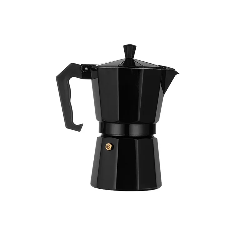 2024 Classic Italian Style 6cups Moka Pots Aluminum One Person Colors Moka Pot Espresso Coffee Maker