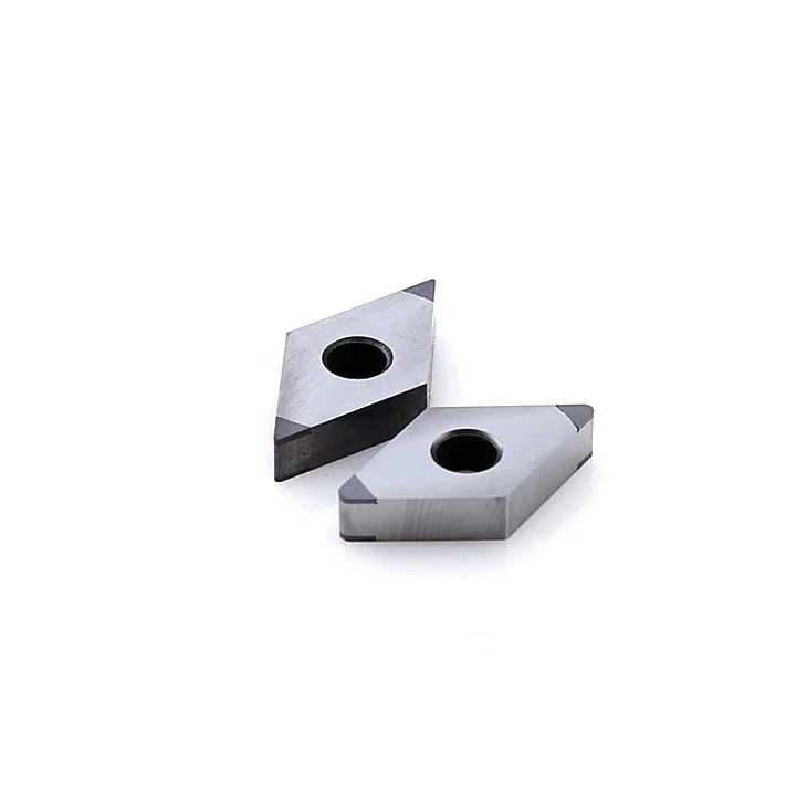 Manufacturer Offered Good Quality Diamond Inserts PCD CBN Solid Inserts Carbide Tools PCD CBN Blades Turning Inserts